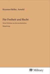 Produktbild: F&uuml;r Freiheit und Recht