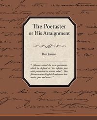 Produktbild: The Poetaster or His Arraignment
