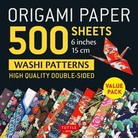 Produktbild: Origami Paper 500 sheets Japanese Washi Patterns 6" (15 cm)