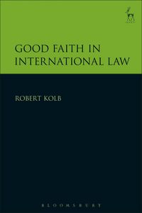 Produktbild: Good Faith in International Law