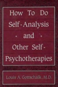 Produktbild: Gottschalk, L: How to Do Self Analysis and Other Self Psycho