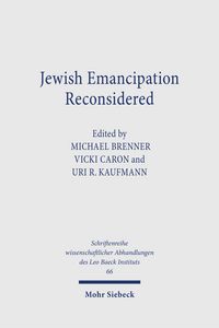 Produktbild: Jewish Emancipation Reconsidered