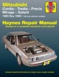 Produktbild: Mitsubishi Cordia & Tredia 1983-88, Precis 1987-93, Mirage 1985-92, Galant 1985-87 & 1989-93