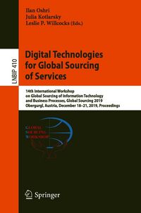 Produktbild: Digital Technologies for Global Sourcing of Services