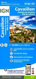 Produktbild: Cavaillon Fontain-de-Vaucluse 1:25 000