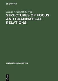 Produktbild: Structures of Focus and Grammatical Relations