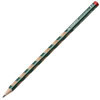 Schmaler Dreikant-Bleistift für Rechtshänder - STABILO EASYgraph S Metallic Edition in metallic grün - Einzelstift - Härtegrad HB