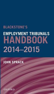 Produktbild: Blackstone's Employment Tribunals Handbook 2014-15