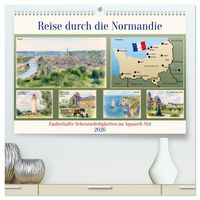 Produktbild: Reise durch die Normandie (hochwertiger Premium Wandkalender 2026 DIN A2 quer), Kunstdruck in Hochglanz