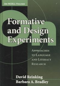 Produktbild: On Formative and Design Experiments: Approaches to Language and Literacy Research (an Ncrll Volume)