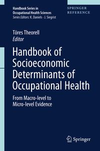 Produktbild: Handbook of Socioeconomic Determinants of Occupational Health
