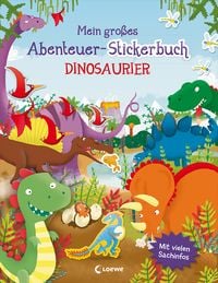 Produktbild: Mein gro&szlig;es Abenteuer-Stickerbuch - Dinosaurier