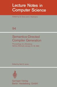 Produktbild: Semantics-Directed Compiler Generation