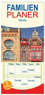 Produktbild: Familienplaner 2027 - Venlo mit 5 Spalten (Wandkalender, 21 x 45 cm) CALVENDO