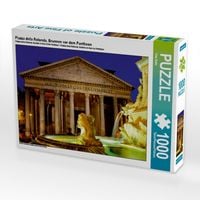 Produktbild: CALVENDO Puzzle Piazza della Rotonda, Brunnen vor dem Pantheon | 1000 Teile Lege-Gr&ouml;&szlig;e 64x48cm Foto-Puzzle f&uuml;r gl&uuml;ckliche Stunden