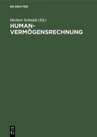 Produktbild: Humanverm&ouml;gensrechnung