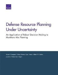 Produktbild: Defense Resource Planning Under Uncertainty