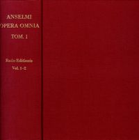 Anselm von Canerbury: Opera omnia