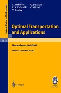 Produktbild: Optimal Transportation and Applications