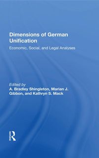 Produktbild: Dimensions Of German Unification