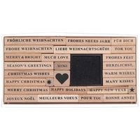 Produktbild: Stempelset Merry Christmas, Serif 100%, 26 Stempel