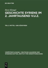 Produktbild: Mittel- und S&uuml;dsyrien
