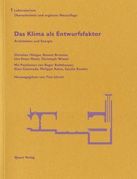 Produktbild: Das Klima als Entwurfsfaktor