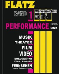 Produktbild: Flatz Werkverzeichnis