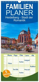 Produktbild: Familienplaner 2027 - Heidelberg - Stadt der Romantik mit 5 Spalten (Wandkalender, 21 x 45 cm) CALVENDO