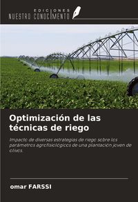 Produktbild: Optimizaci&oacute;n de las t&eacute;cnicas de riego