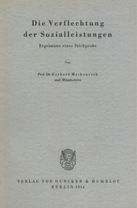 Produktbild: Die Verflechtung der Sozialleistungen.