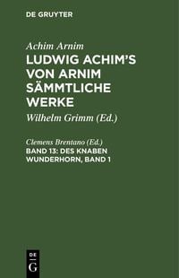 Produktbild: Des Knaben Wunderhorn, Band 1