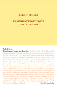 Produktbild: Fragenbeantwortungen und Interviews