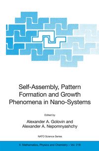 Produktbild: Self-Assembly, Pattern Formation and Growth Phenomena in Nano-Systems