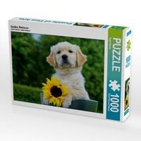 Produktbild: CALVENDO Puzzle Golden Retriever | 1000 Teile Lege-Gr&ouml;&szlig;e 64x48cm Foto-Puzzle f&uuml;r gl&uuml;ckliche Stunden