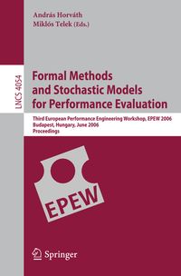 Produktbild: Formal Methods and Stochastic Models for Performance Evaluation