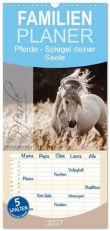 Produktbild: Familienplaner 2027 - Spiegel deiner Seele mit 5 Spalten (Wandkalender, 21 x 45 cm) CALVENDO