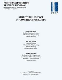 Produktbild: Structural Impact of Construction Loads