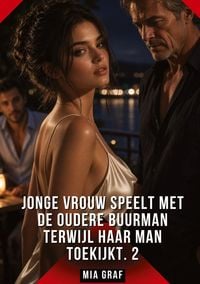 Produktbild: Jonge vrouw speelt met de oudere buurman terwijl haar man toekijkt. 2