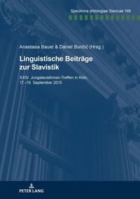 Produktbild: Linguistische Beitr&auml;ge zur Slavistik