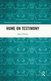 Produktbild: Hume on Testimony