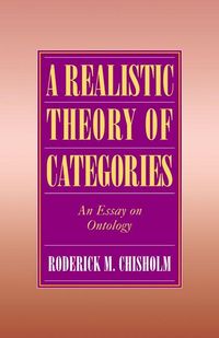 Produktbild: A Realistic Theory of Categories