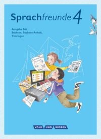 Produktbild: Sprachfreunde - Sprechen - Schreiben - Spielen - Ausgabe S&uuml;d (Sachsen, Sachsen-Anhalt, Th&uuml;ringen) - Neubearbeitung 2015 - 4. Schuljahr