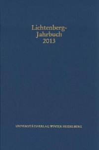 Produktbild: Lichtenberg-Jahrbuch 2013