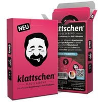 Produktbild: DENKRIESEN - klattschen® - Mädelsabend - SPIELKARTENKARTON Das wahrscheinlich beste Trinkspiel aller Zeiten