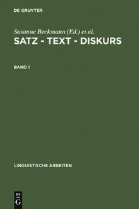 Produktbild: Satz - Text - Diskurs. Band 1