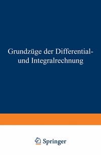 Produktbild: Grundz&uuml;ge der Differential- und Integralrechnung