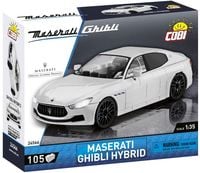 Bild vom Artikel COBI 24566 - Maserati Ghibli Hybrid, Weiß, Luxus-Sportwagen, 105 Klemmbausteine vom Autor 