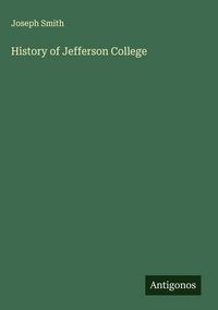 Produktbild: History of Jefferson College