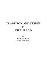 Produktbild: Tradition and Design in the Iliad